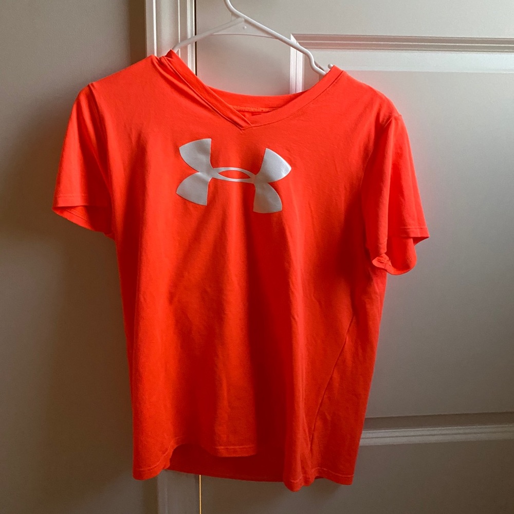 Under Armour Neon workout tee (dri fit)